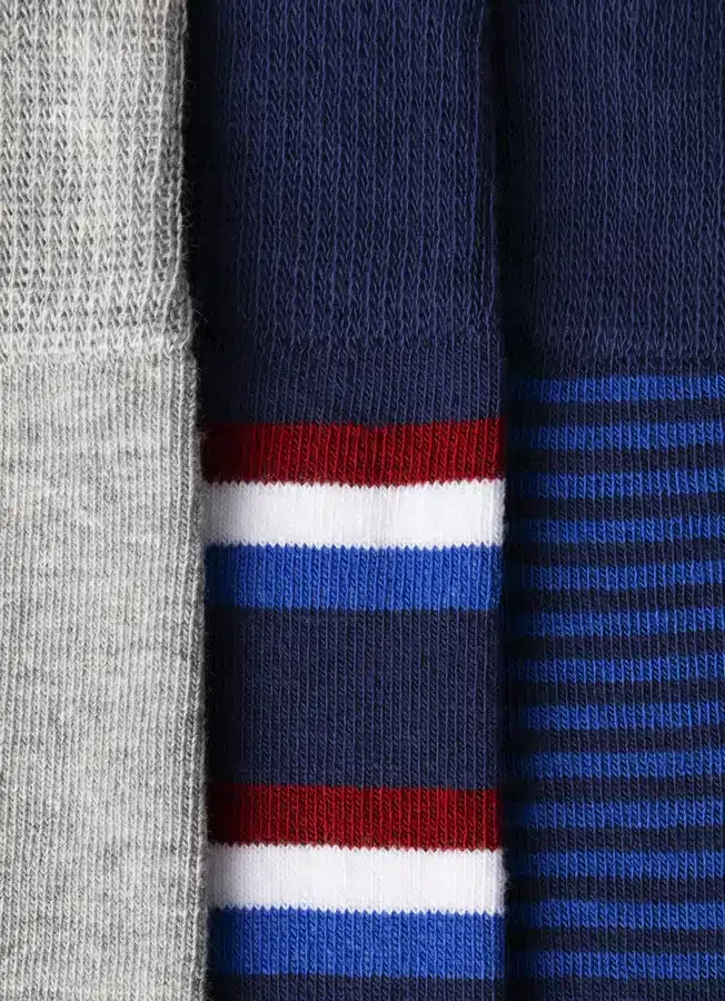 3Pack Socks with Trims 3Pack Socks with Trims