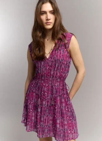 Abstract Print Mini Dress