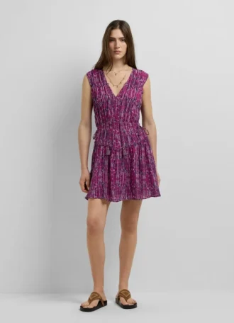 Abstract Print Mini Dress