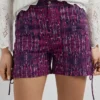 Abstract Print Shorts