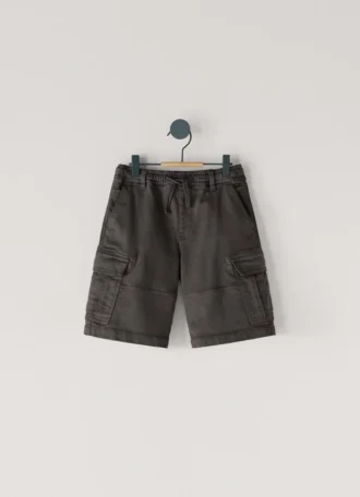 Adjustable Waist Cargo Shorts