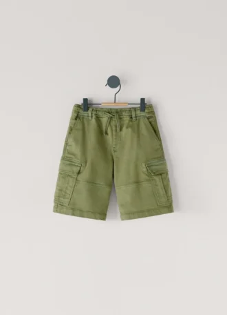Adjustable Waist Cargo Shorts