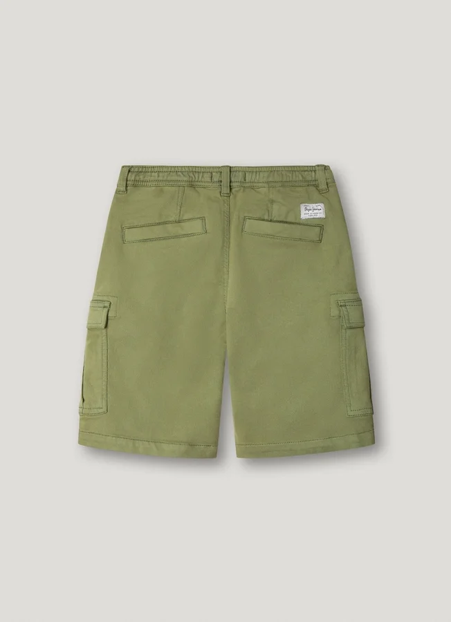 Adjustable Waist Cargo Shorts Adjustable Waist Cargo Shorts
