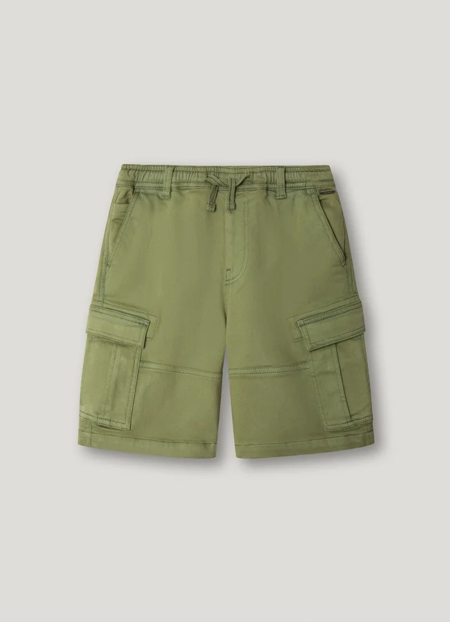 Adjustable Waist Cargo Shorts Adjustable Waist Cargo Shorts
