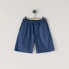 Adjustable Waist Poplin Shorts