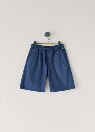 Adjustable Waist Poplin Shorts