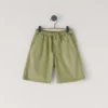 Adjustable Waist Poplin Shorts