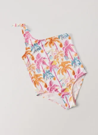 Asymmetric Tropical Swimsuit