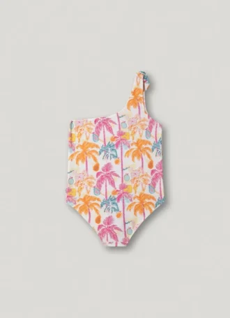 Asymmetric Tropical Swimsuit