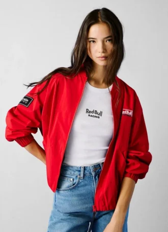 Back Print Bomber Jacket