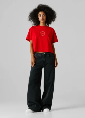 Back Print Loose Fit T-Shirt