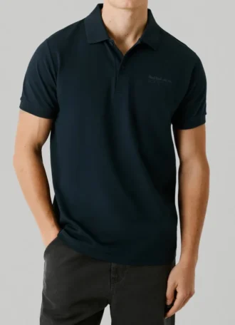 Back Print Piqué Polo