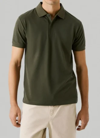 Back Print Piqué Polo