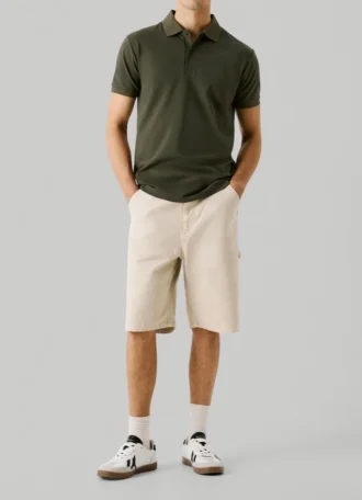 Back Print Piqué Polo