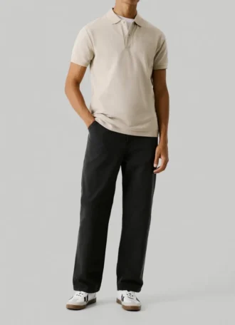 Back Print Piqué Polo