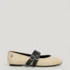 Ballet Flats with Double Strap