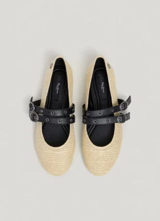 Ballet Flats with Double Strap