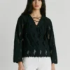 Blouse with Openwork Details Blouse with Openwork Details