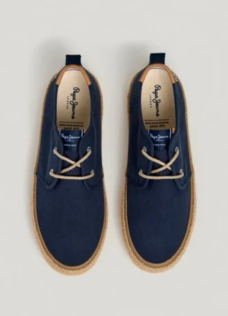 Blucher Shoes with Jute Details