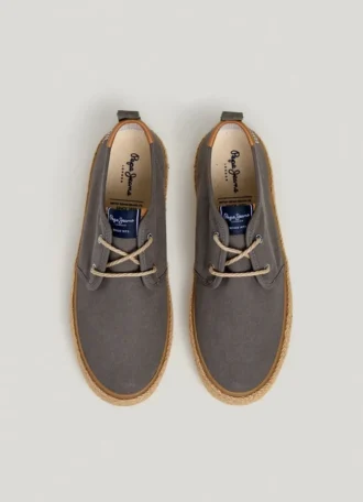 Blucher Shoes with Jute Details