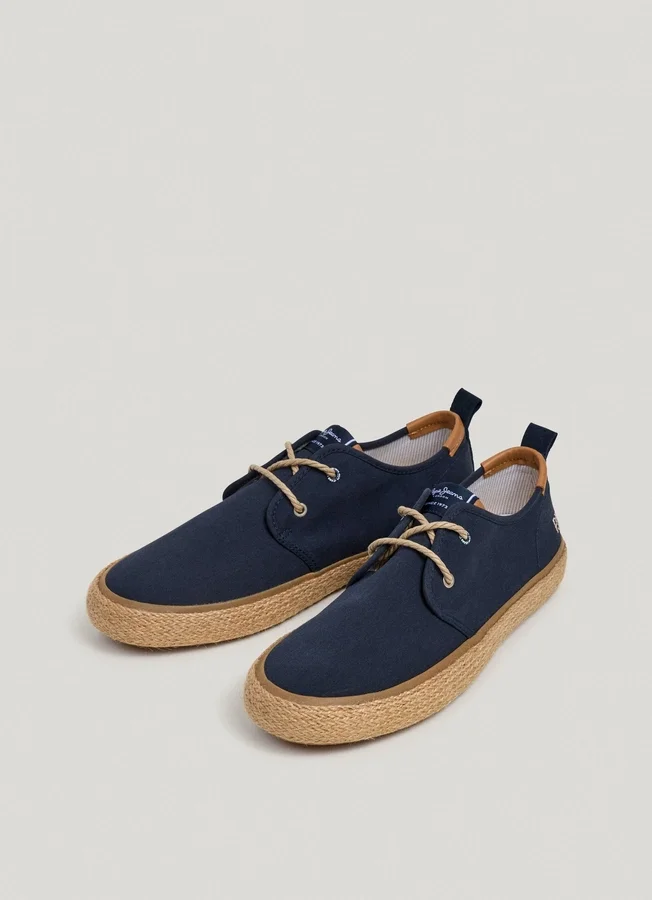 Blucher Shoes with Jute Details Blucher Shoes with Jute Details