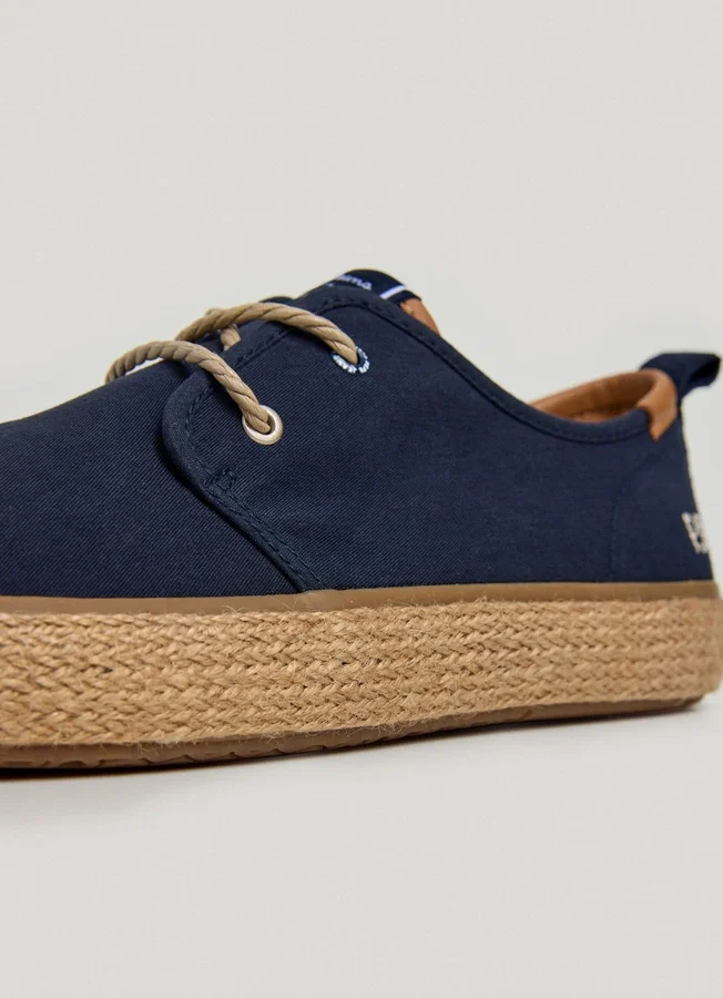 Blucher Shoes with Jute Details Blucher Shoes with Jute Details