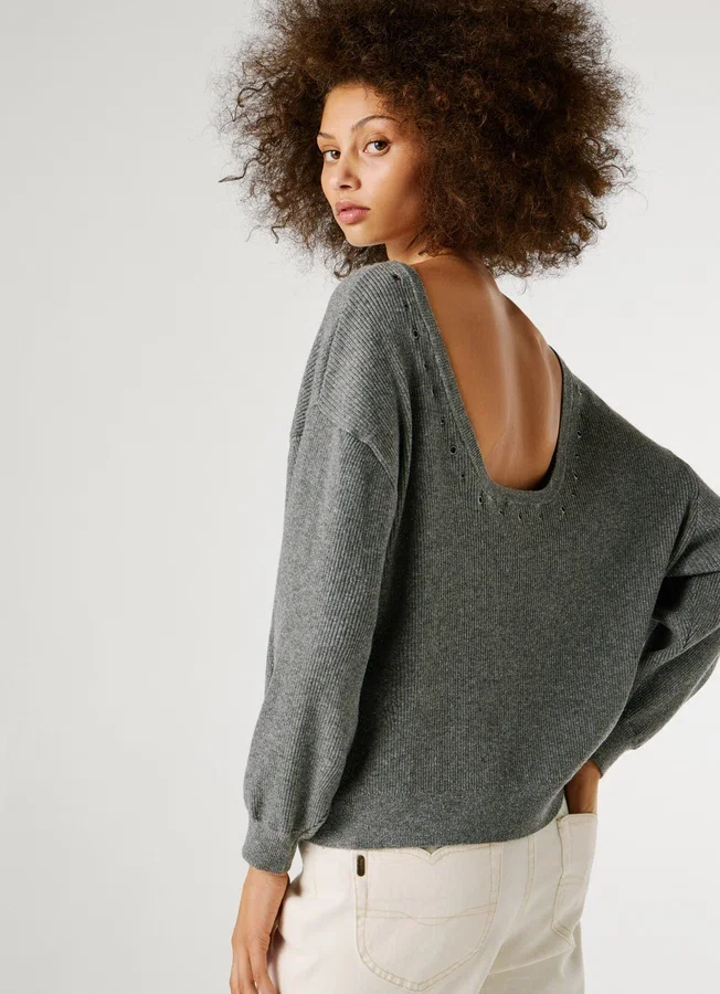 Boat Neck Ribbed Jumper Boat Neck Ribbed Jumper