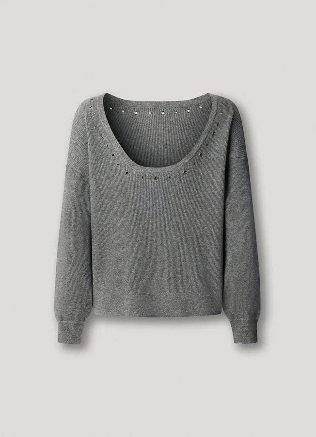 Boat Neck Ribbed Jumper Boat Neck Ribbed Jumper