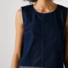 Boxy Fit Denim Top Boxy Fit Denim Top