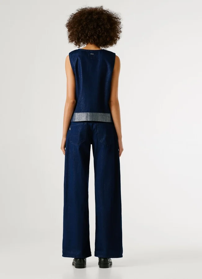 Boxy Fit Denim Top Boxy Fit Denim Top