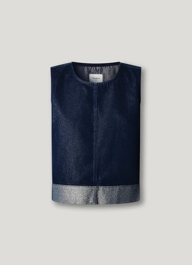 Boxy Fit Denim Top Boxy Fit Denim Top