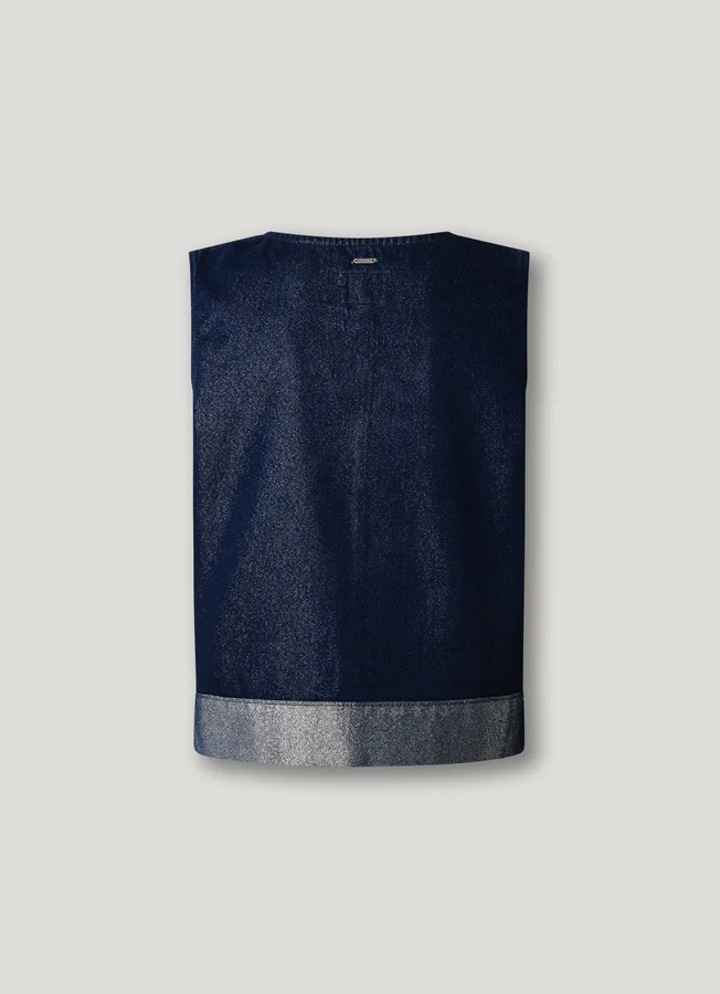 Boxy Fit Denim Top Boxy Fit Denim Top