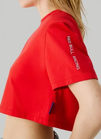 Boxy Fit Sleeve Logo T-Shirt