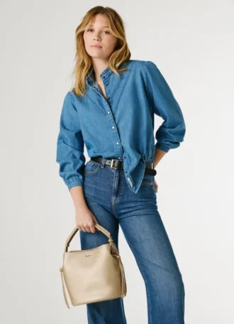 Bucket Bag in Leather Effect