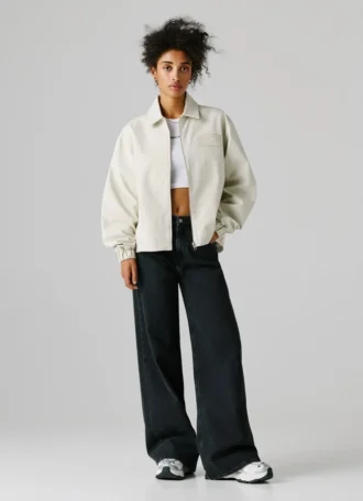 Canvas Bomber Jacket