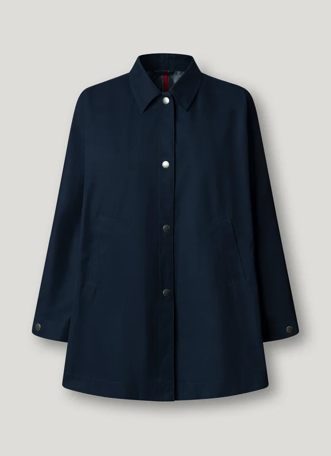 Cape Coat with Shirt Collar Cape Coat with Shirt Collar