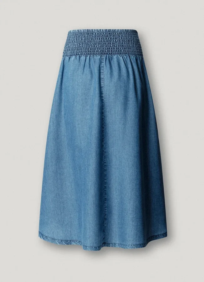 Chambray Midi Skirt Chambray Midi Skirt