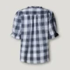Checked Blouse with Ruffles