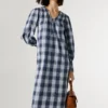 Checked Maxi Dress