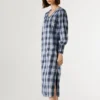 Checked Maxi Dress