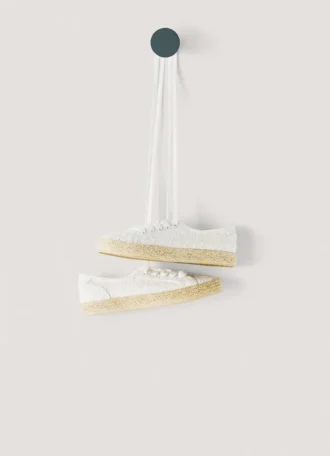 Classic Trainers with Embroidered Details