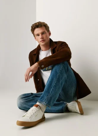 Classic Trainers with Suede Details