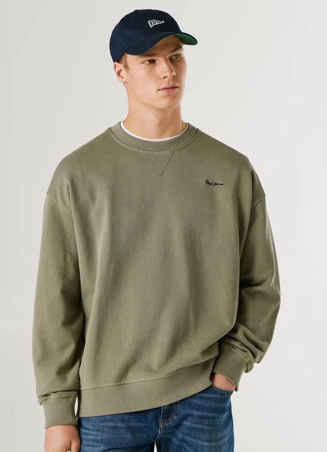 Crew Neck Logo Sweatshirt Crew Neck Logo Sweatshirt