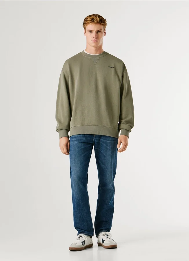 Crew Neck Logo Sweatshirt Crew Neck Logo Sweatshirt