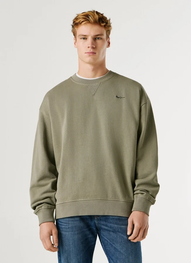 Crew Neck Logo Sweatshirt Crew Neck Logo Sweatshirt