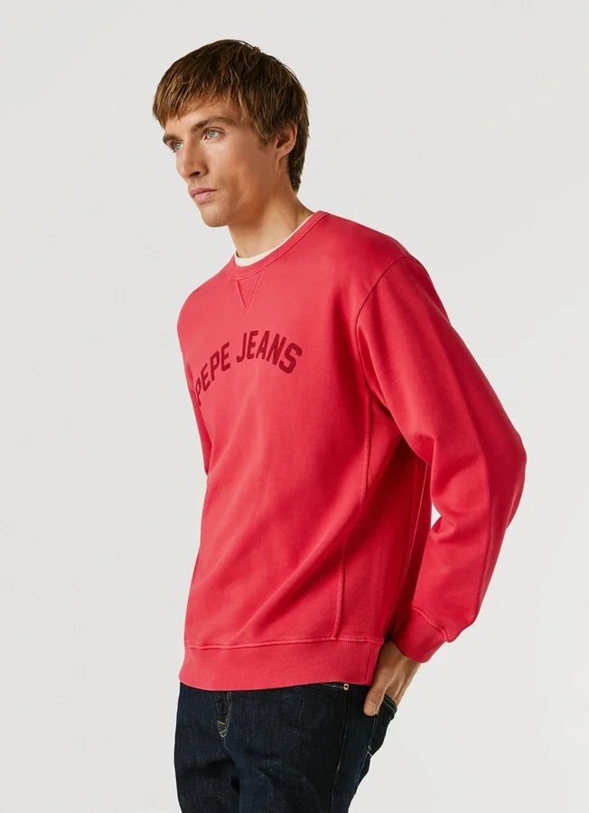 Crew Neck Logo Sweatshirt Crew Neck Logo Sweatshirt