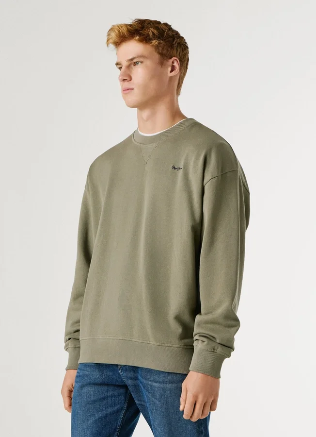 Crew Neck Logo Sweatshirt Crew Neck Logo Sweatshirt