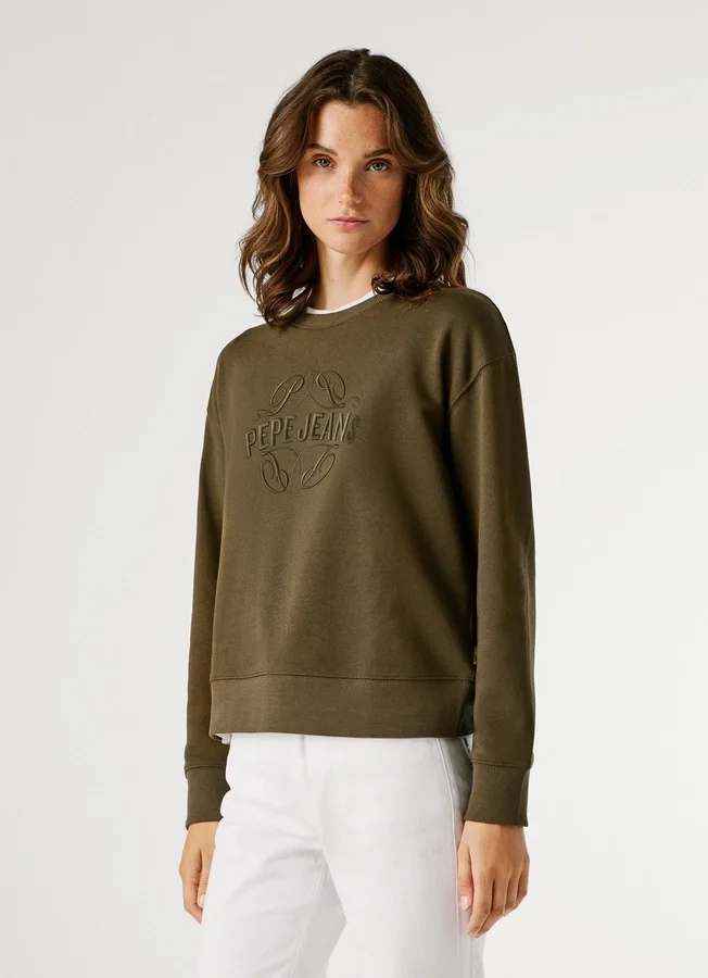 Crew Neck Logo Sweatshirt Crew Neck Logo Sweatshirt