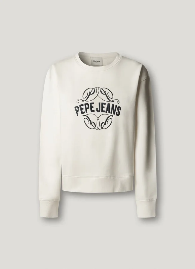 Crew Neck Logo Sweatshirt Crew Neck Logo Sweatshirt