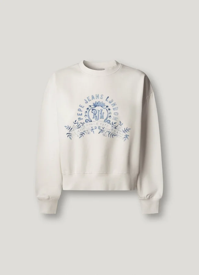 Crew Neck Logo Sweatshirt Crew Neck Logo Sweatshirt
